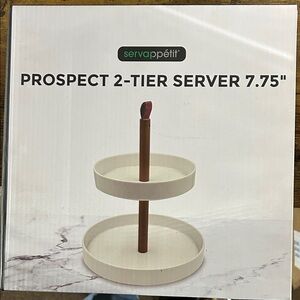 Servappétit Cream 2-Tier Server